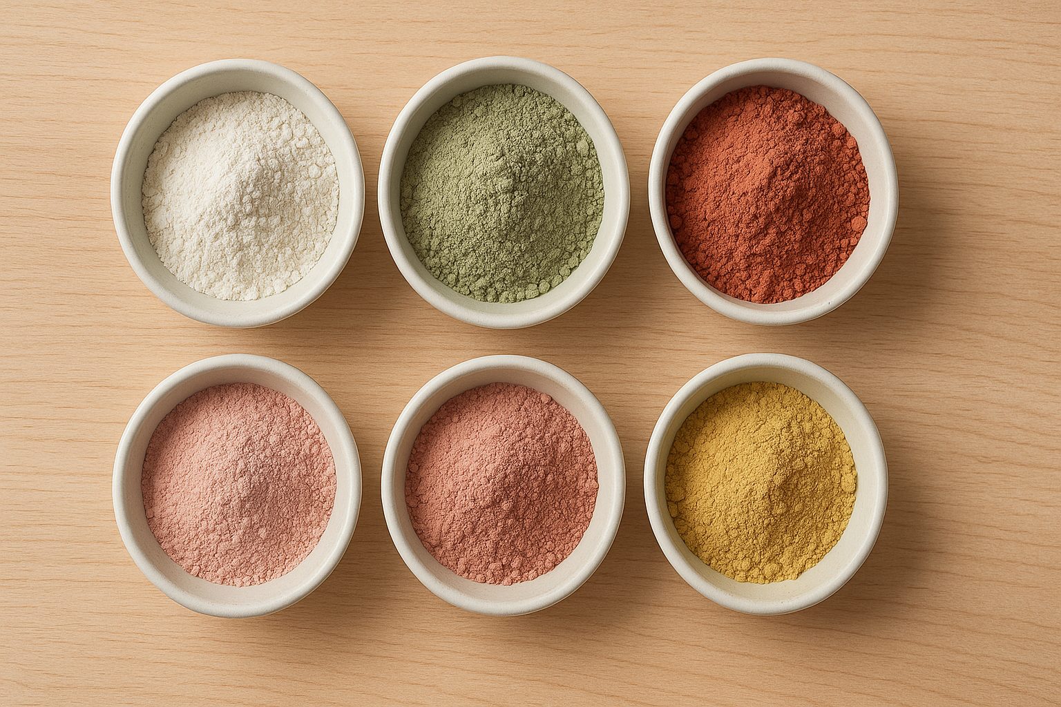 クレイパウダー6種類